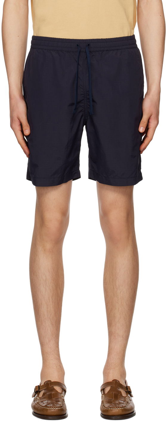 Къси панталони Universal Works Universal Works Beach Shorts Тъмно синьо | 28533, 0