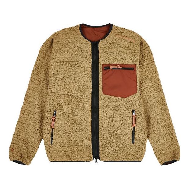 Пуловер Converse Reversible Polar Fleece Jacket Кафяво | 10021950-A04