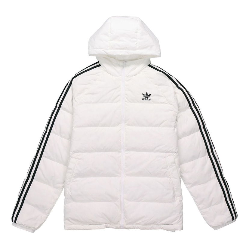 Пухо яке adidas Originals Revsbl Hooded Down Jacket Бяло | FT6894
