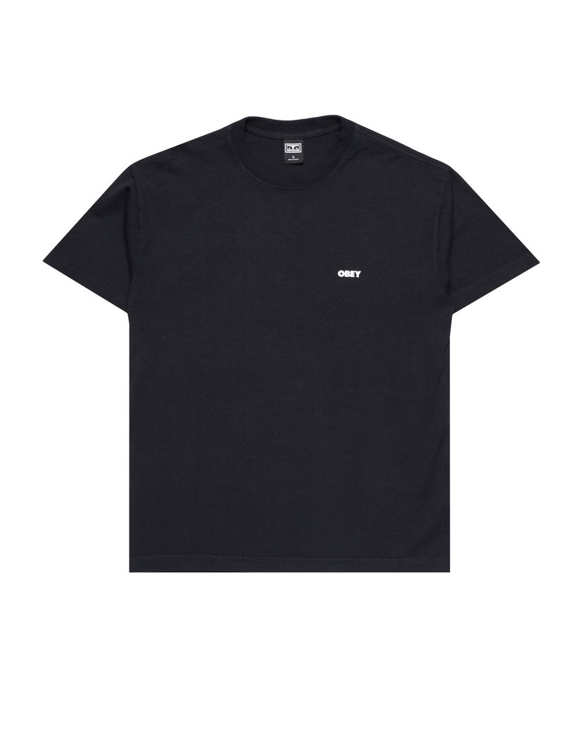 Тениска OBEY Bold Icon Heavyweight Tee Черно | 166913439-JET