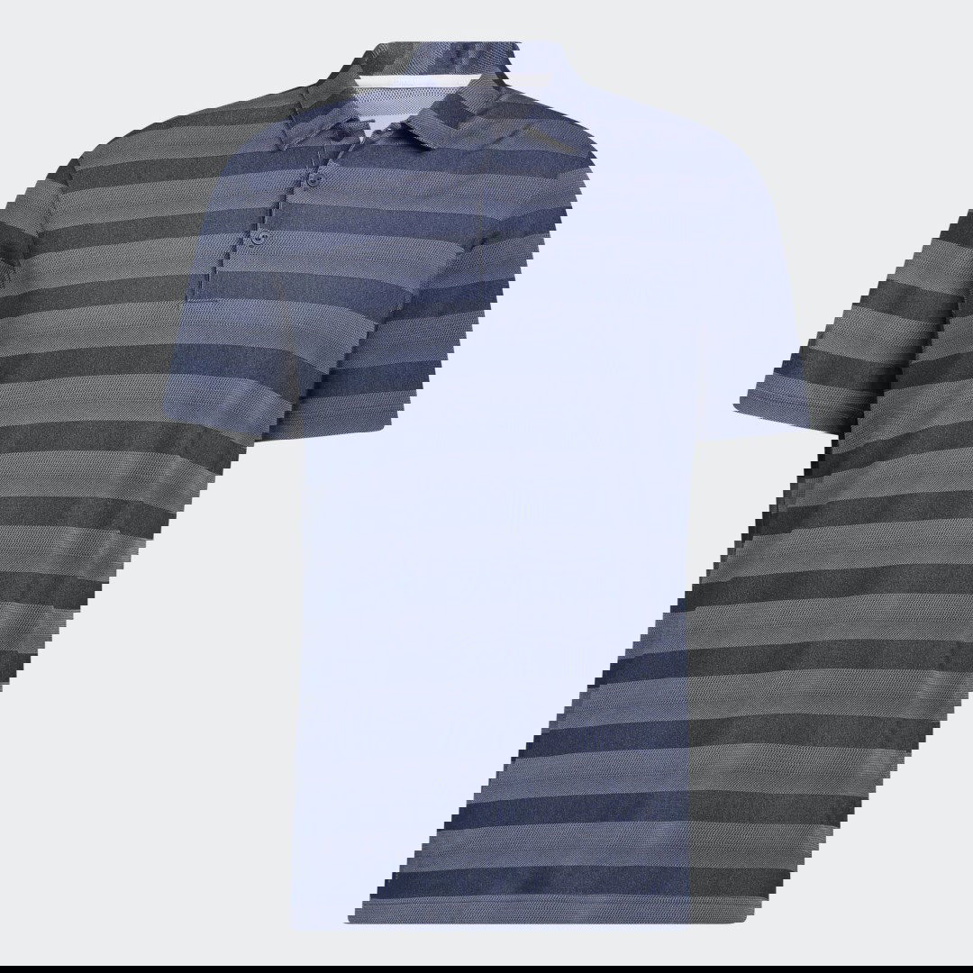 Поло тениска adidas Performance Striped Golf Polo Shirt Синьо | HE2298, 0