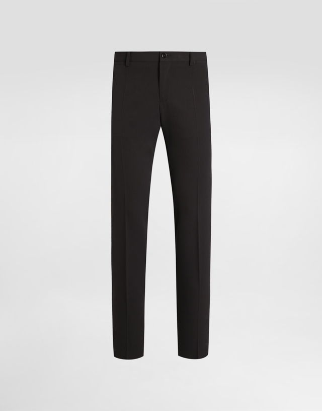 Dolce & Gabbana Bi-Stretch Wool Canvas Trousers
