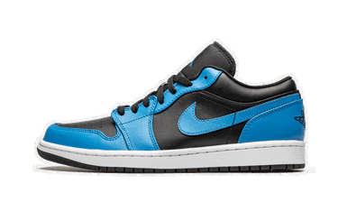 Кецове и обувки Jordan Air Jordan 1 Low "Laser Blue Black" Синьо | 553558-410, 0