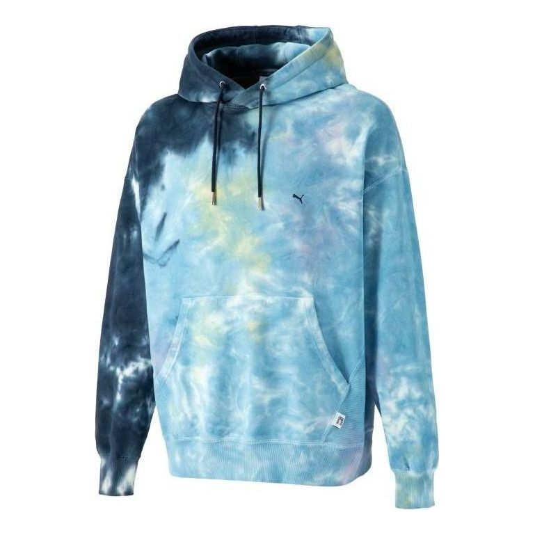 Суитчър Puma MMQ Tie Dye Hoodie Синьо | 539575-06
