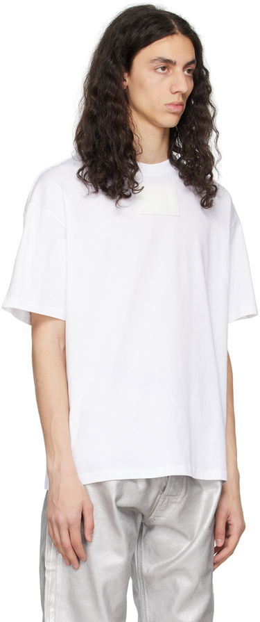 Тениска VETEMENTS VTMNTS Rubber Patch T-Shirt Бяло | VL16TR120W, 3