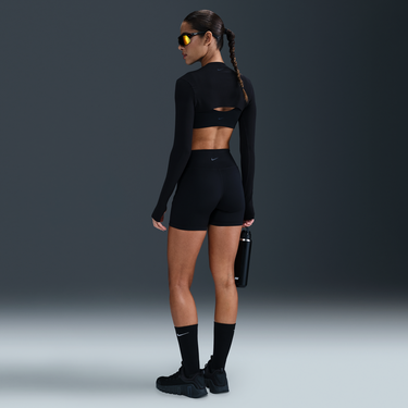 Къси панталони Nike Nike One High-Waisted 5" Bike Shorts Черно | HJ3646-010, 4