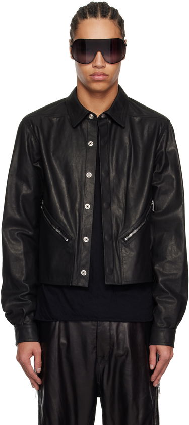 Яке Rick Owens Rick Owens Hollywood Tour Alice Leather Jacket Черно | RU01E5742 LSU, 0