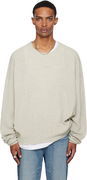 Fear of God ESSENTIALS Waffle Long Sleeve Crewneck Sweatshirt