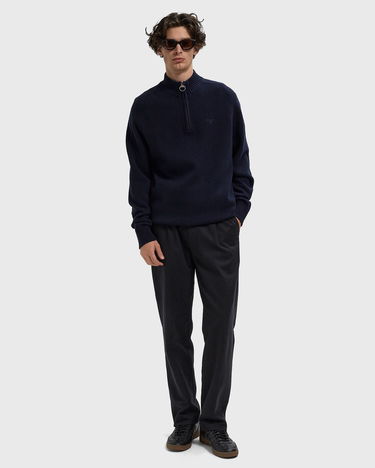 Пуловер Barbour Grangetown Half-Zip Sweater Тъмно синьо | MKN1653NY91, 1