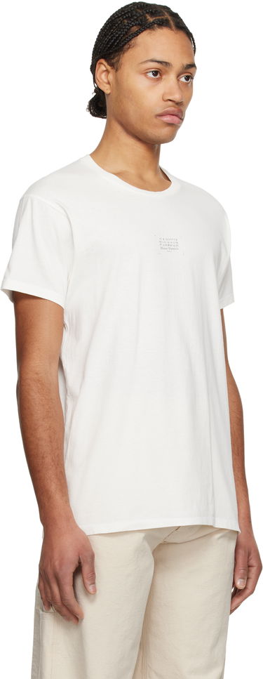 Тениска Maison Margiela Maison Margiela Stamp Logo T-Shirt Бяло | S50GC0706 S24575, 1