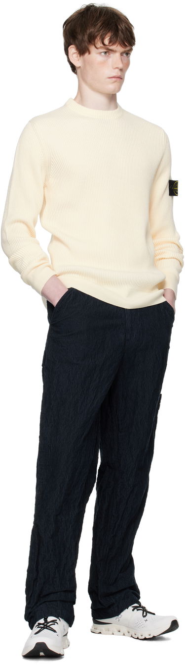 Пуловер Stone Island Stone Island Full Rib RWS Wool Sweater Жълто | K2S15 5100053 S00C2, 4