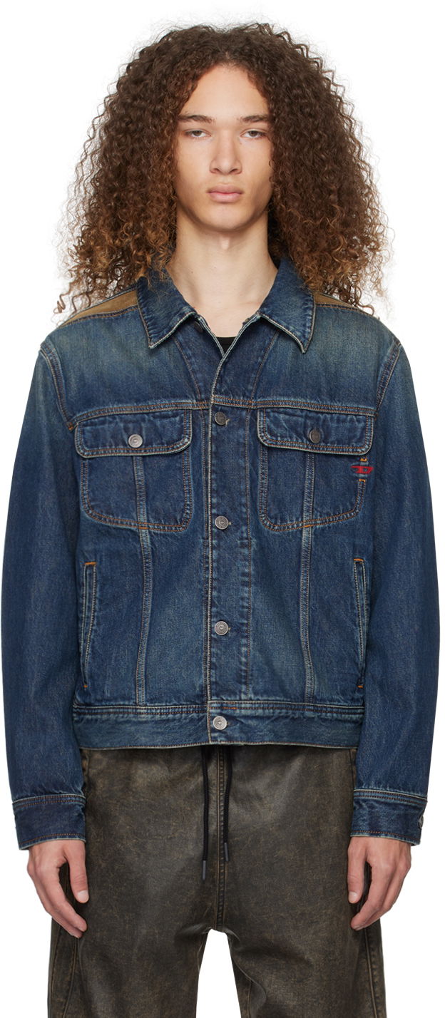 Яке Diesel D-Barcy-Rs-S Denim Jacket Тъмно синьо | A13323-09I36-01, 0