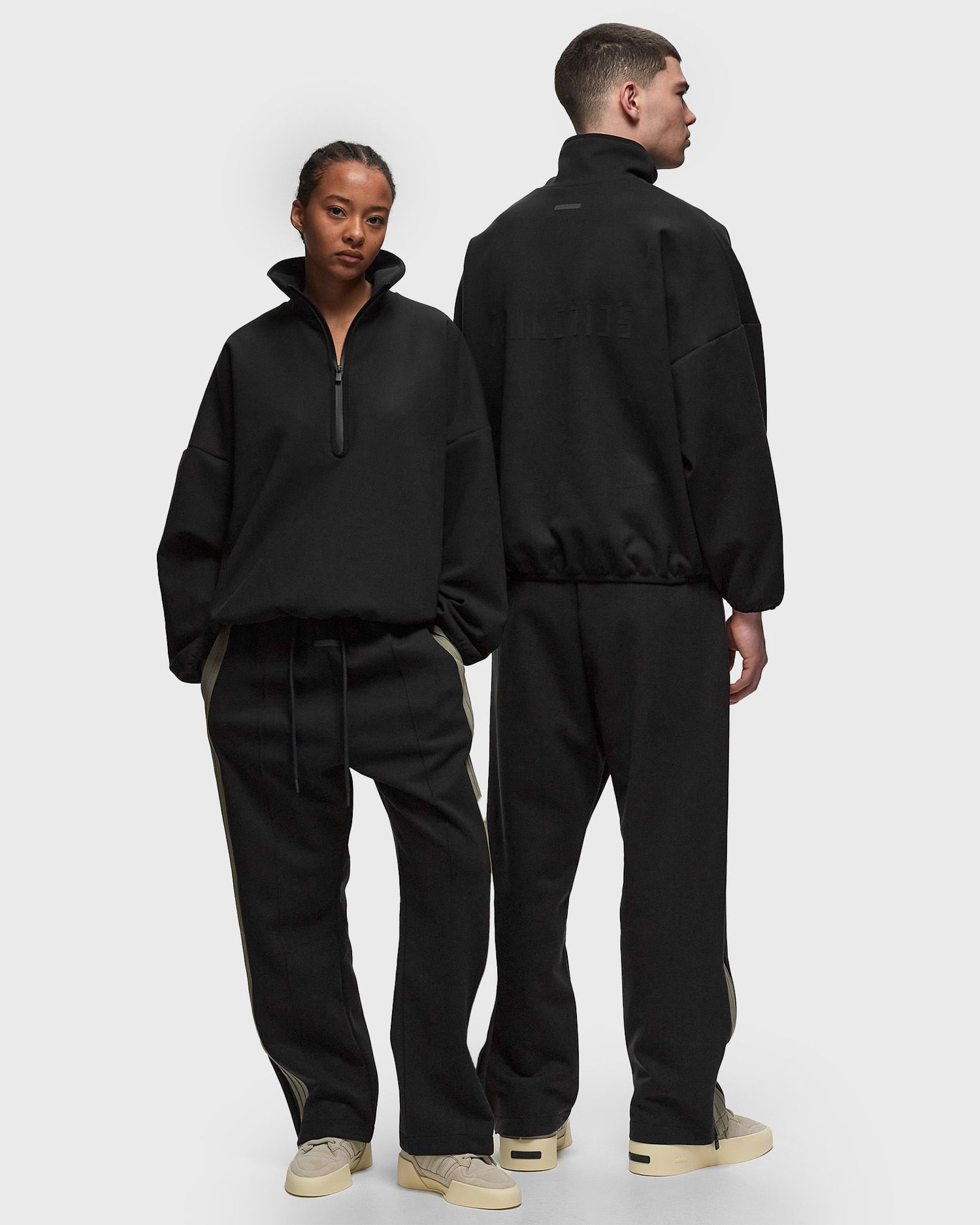 Суитчър adidas Originals FEAR OF GOD x ATHLETICS 1/2 Z Черно | IS5318, 1