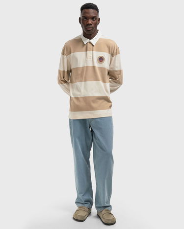 Поло тениска Lacoste Striped Long-sleeve Rugby Shirt with Tennis Heritage Patch Многоцветен | KH5916-IBR, 1