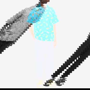 Риза Human Made Feather Aloha Vacation Shirt Синьо | HM25SH015-BL, 4