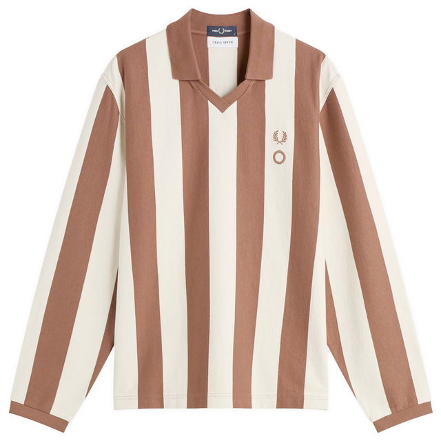 x Craig Green Heavy Weight Long Sleeve Striped Polo Shirt