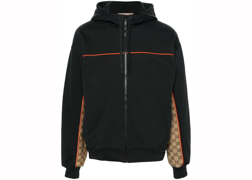 Яке Gucci Contrast Insert Jacket Black Черно | 768482 XJF35
