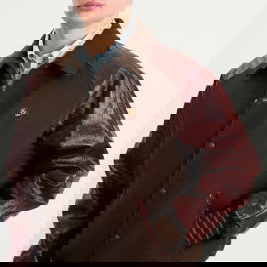 Яке бомбър Drôle de Monsieur Drole De Monsieur Wool and Leather Teddy Jacket Многоцветен | I-JT220-WV015-DBN, 5