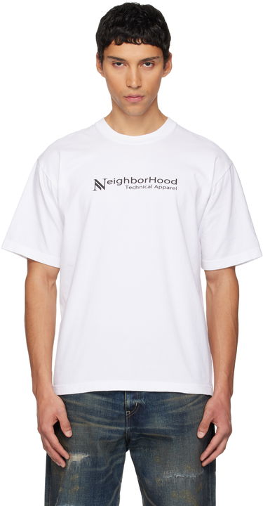 Тениска Neighborhood Technical Apparel Graphic Short Sleeve T-shirt Бяло | 252PCNH-ST03, 0