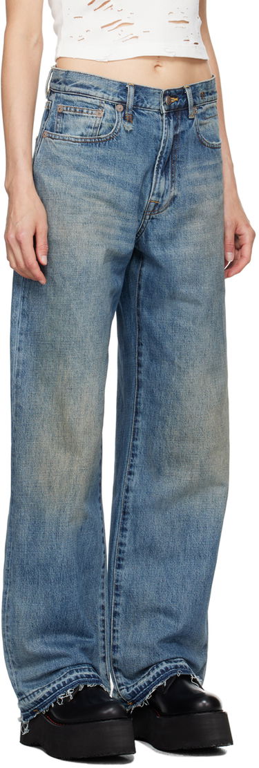 Дънки R13 R13 D'Arcy Loose Jeans Синьо | R13WD038-D213C, 1