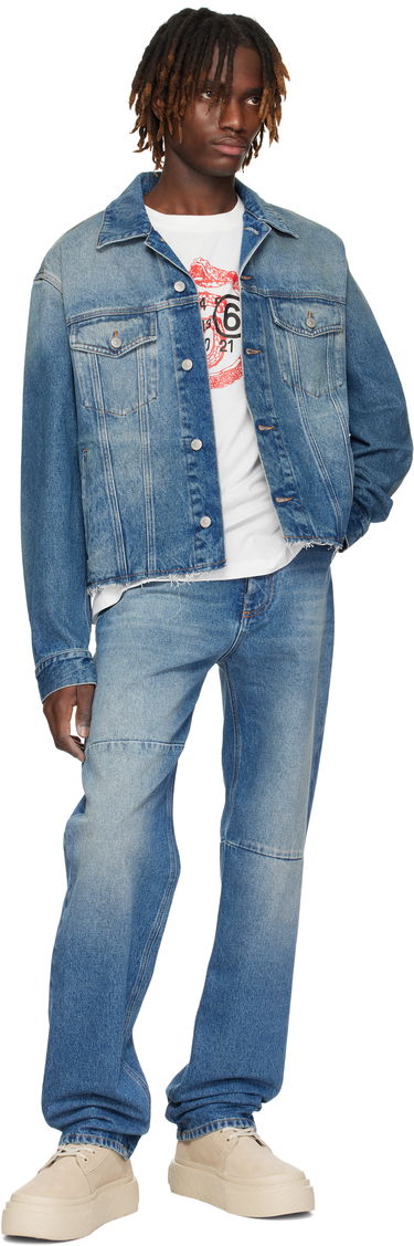 Яке Maison Margiela MM6 Maison Margiela Sports Denim Jacket Синьо | SH0AM0026 M30018, 3