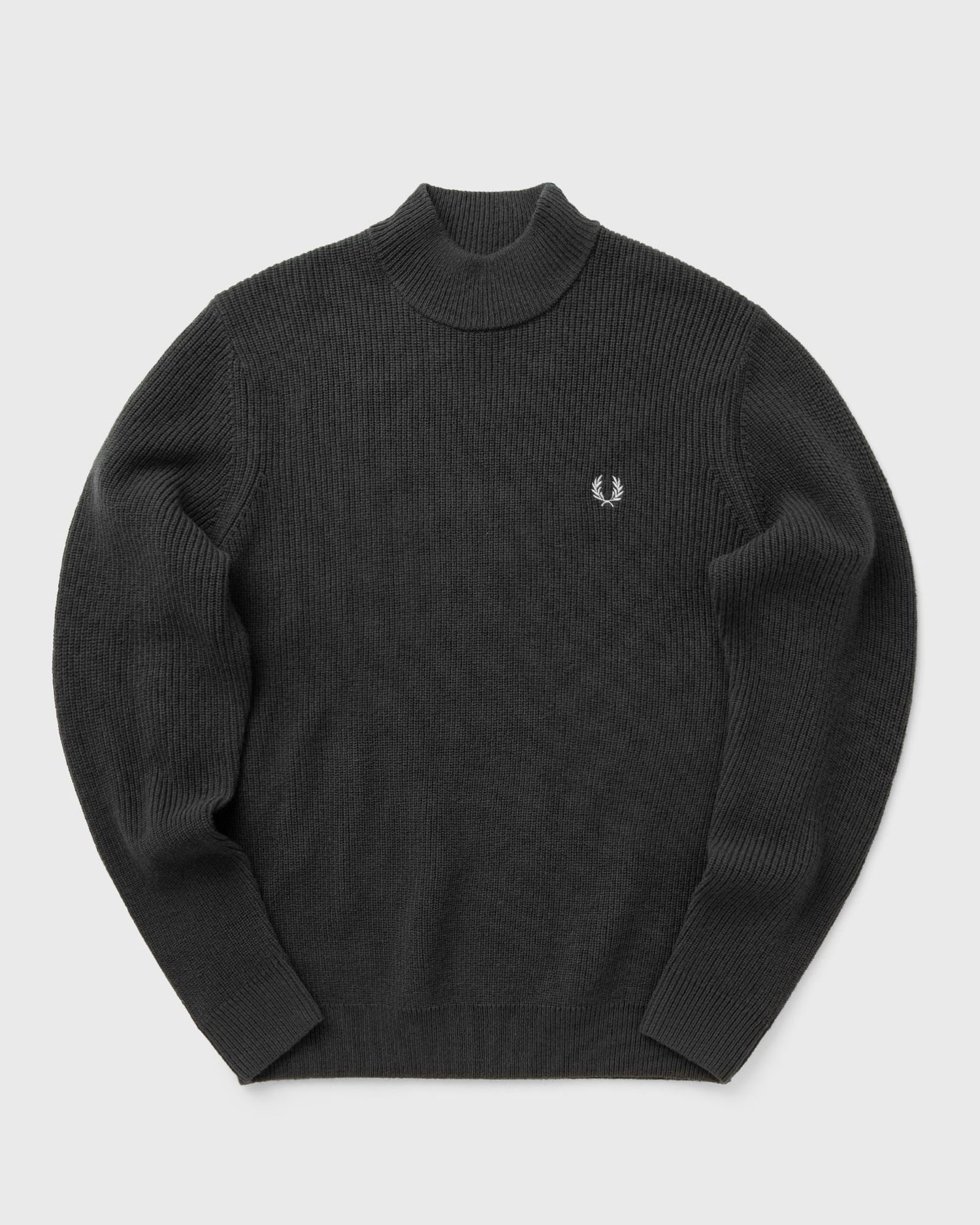 Пуловер Fred Perry Lambswool Mock Neck Jumper Черно | K8560-297, 0