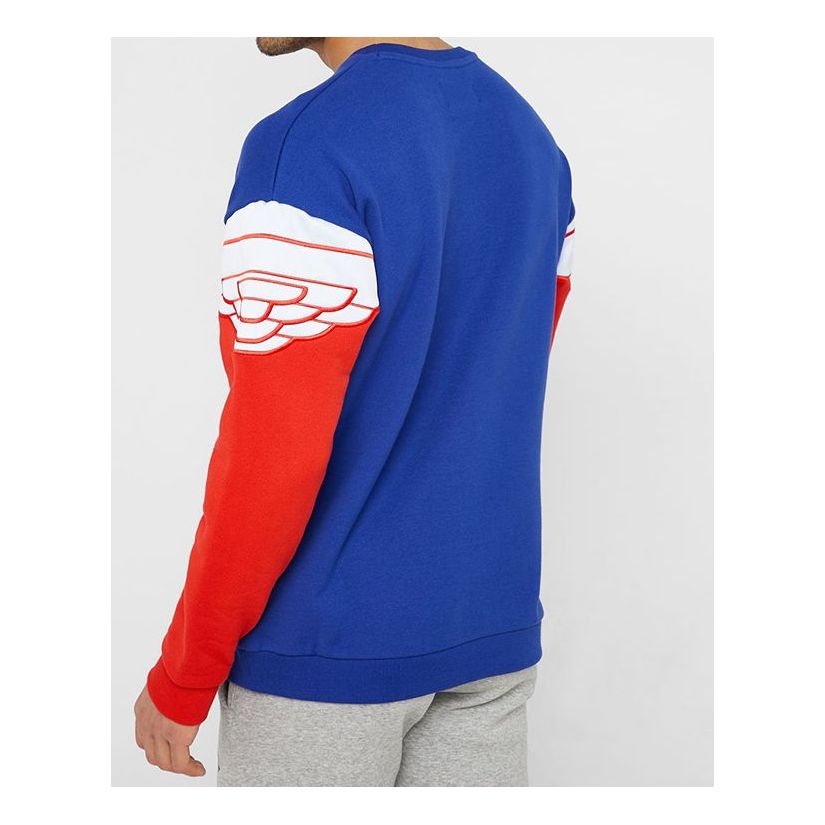 Суитчър Jordan Air Jordan Round Neck Sweatshirt Синьо | AO0426-455