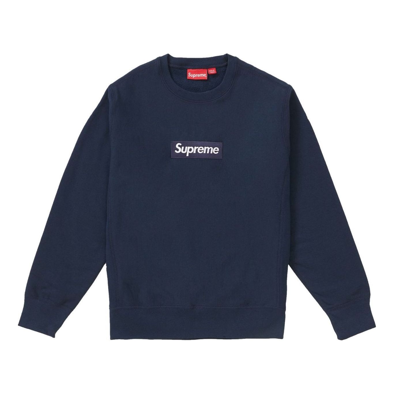 Пуловер Supreme Crewneck Box Logo Sweater Тъмно синьо | SUP-FW18-1076, 0