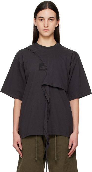 Тениска Ottolinger Ottolinger Wrap T-Shirt Черно | 11510251501, 0