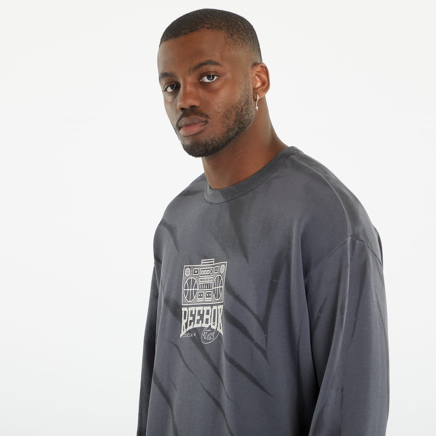 Суитчър Reebok Classics Block Party Crew Sweatshirt Сиво | HS9178, 1