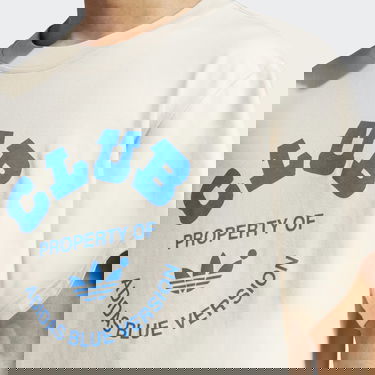 Тениска adidas Originals Blue Version Club Tee Бежово | IA2489, 2
