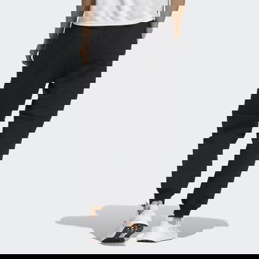 Панталони и дънки adidas Originals Wording Regular Fit Fleece Cuffed Черно | HM2832, 2