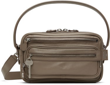 Чанта през рамо Acne Studios Acne Studios Camero Party Leather Shoulder Bag Сиво | C10240-, 0