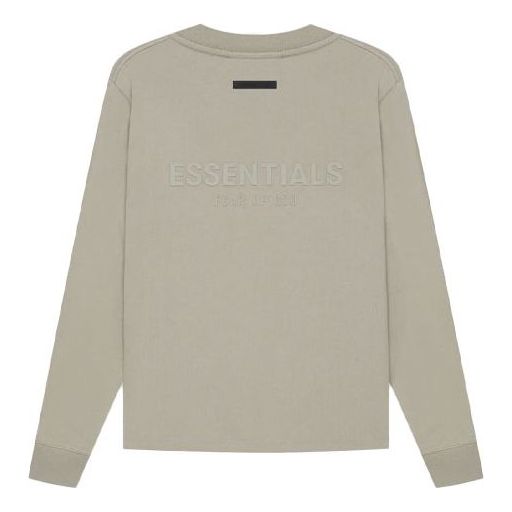 Пуловер Fear of God Essentials Long Sleeve T-Shirt Сиво | FOG-SS21-585, 0