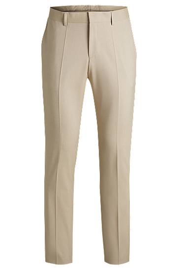 Панталони BOSS Stretch Chiffon Formal Trousers Бежово | 50540837, 0