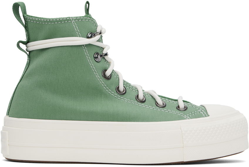 Кецове и обувки Converse Chuck Taylor All Star Lift Platform Utility Зелено | A08864C, 0