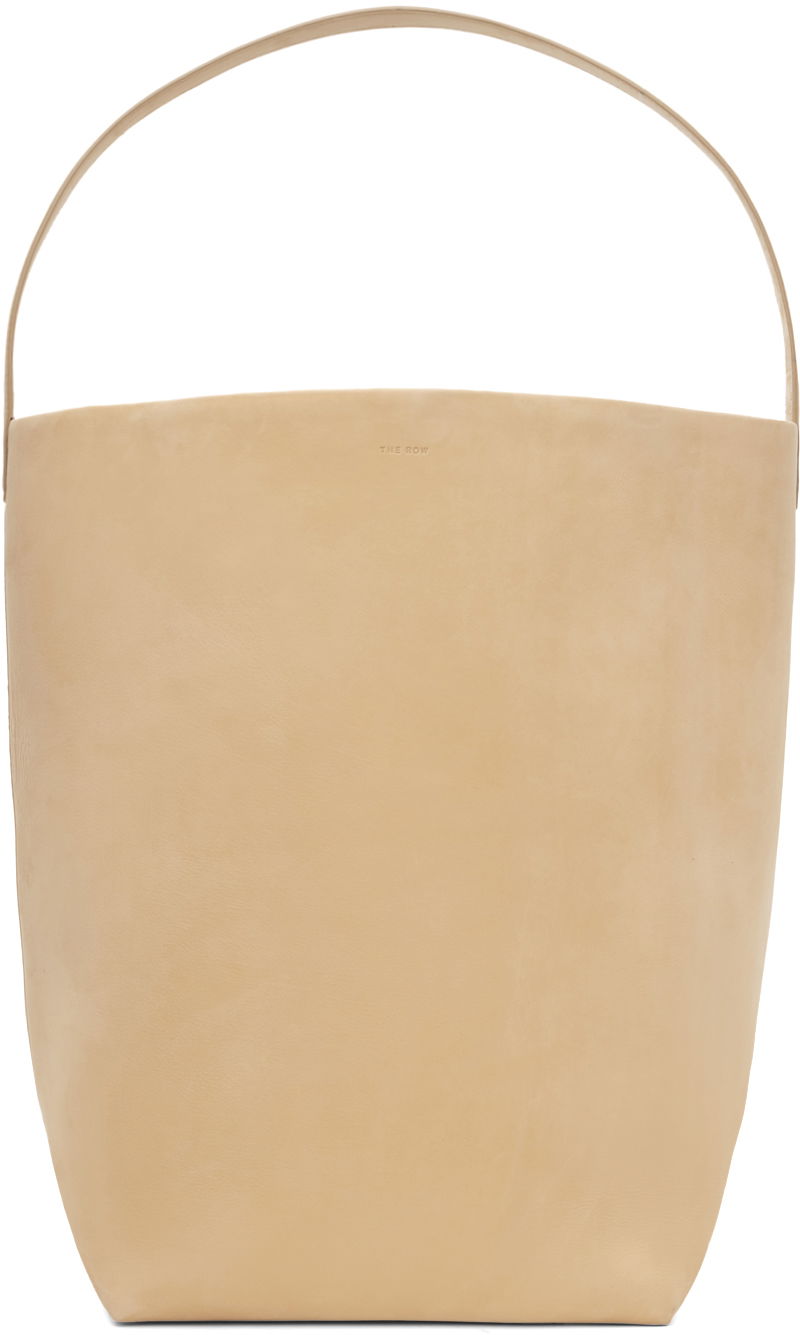 Голяма пазарска чанта The Row Beige Large N/S Park Tote Бежово | W1273-L87