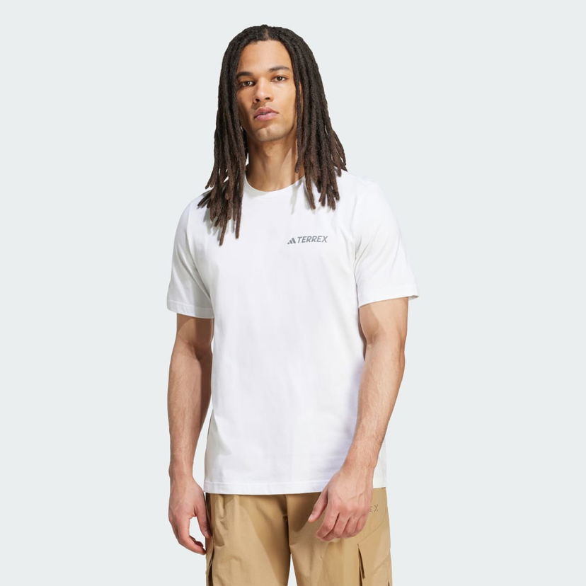 Тениска adidas Performance Terrex Graphic Tee Бяло | JW3559