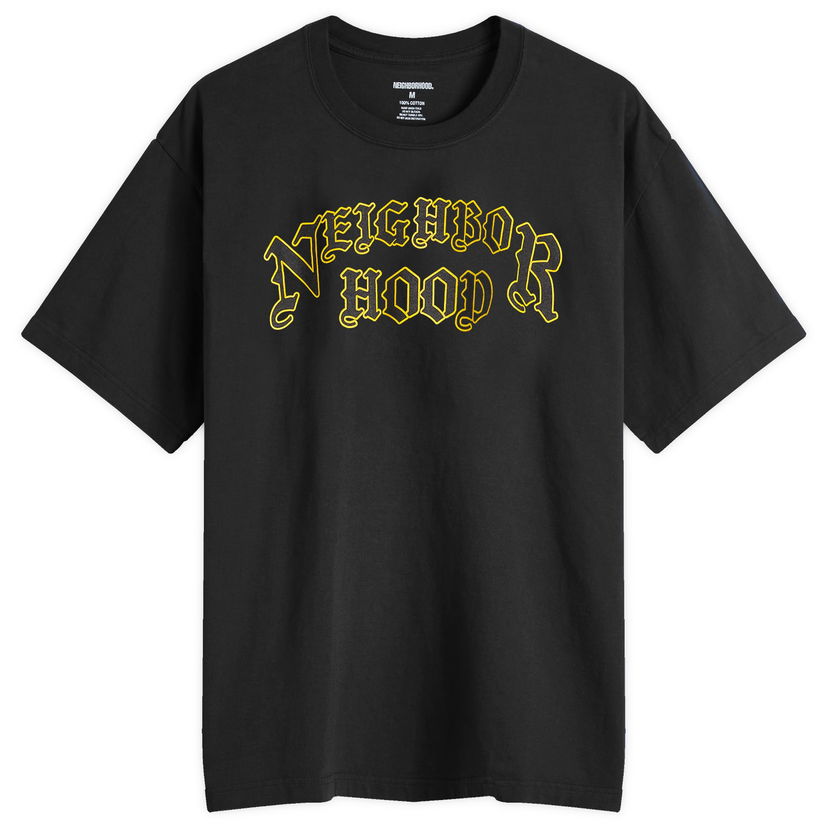 Тениска Neighborhood T-Shirt Print Черно | 242PCNH-ST04-BLK