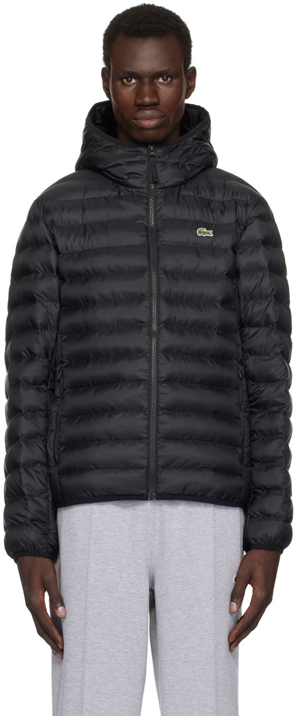 Пухо яке Lacoste Puffer Jacket With Hood Черно | BH2909_031