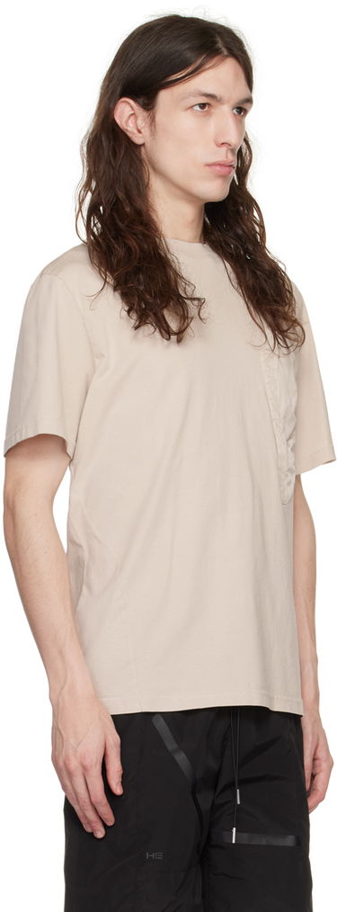 Тениска HELIOT EMIL Shaped Pocket T-Shirt Бежово | HE_M_09_030_C01_ST18, 1
