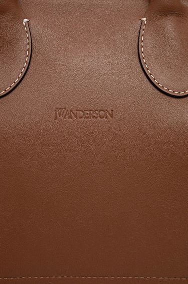 Дамска чанта JW Anderson JW Anderson Small Punch Tote Bag Кафяво | HB0680.LA0250.621, 4