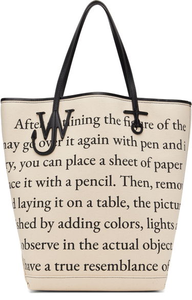 Голяма пазарска чанта JW Anderson JW Anderson Anchor Tall Tote Bag Бежово | HB0734-FA0455, 0