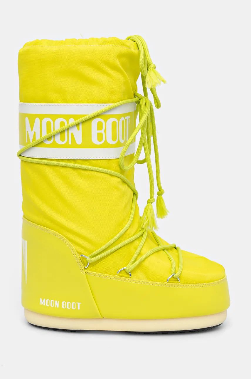 Кецове и обувки Moon Boot MB ICON NYLON Boots Жълто | 80D1400440.B001, 0