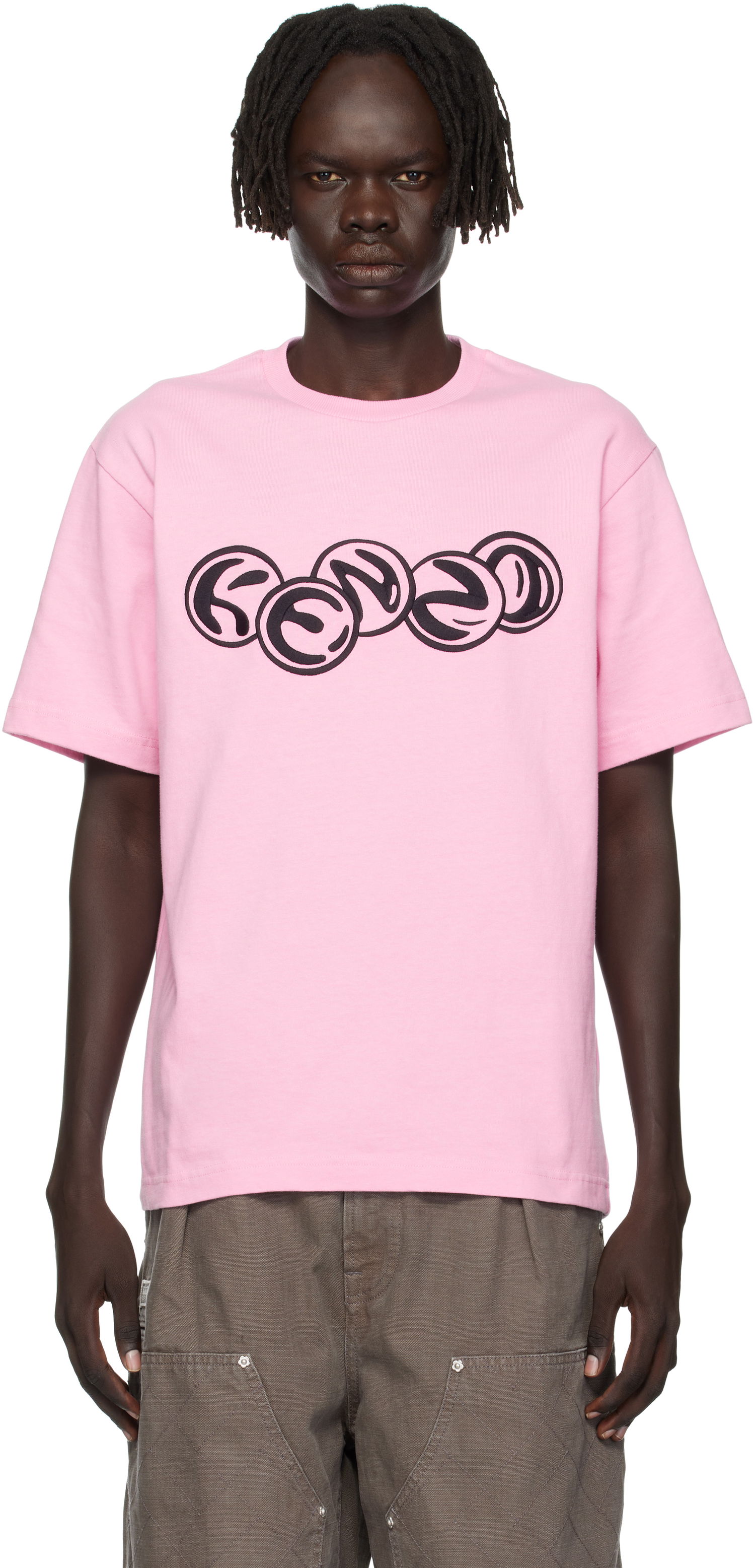 Тениска KENZO Kenzo Paris 'KENZO Pachinko' Classic T-Shirt Розово | FF65TS2614SI, 0