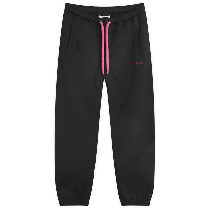 Спортни панталони LANVIN Tubular Curb Sweat Pants Черно | RM-TR0066-J155-H24-10