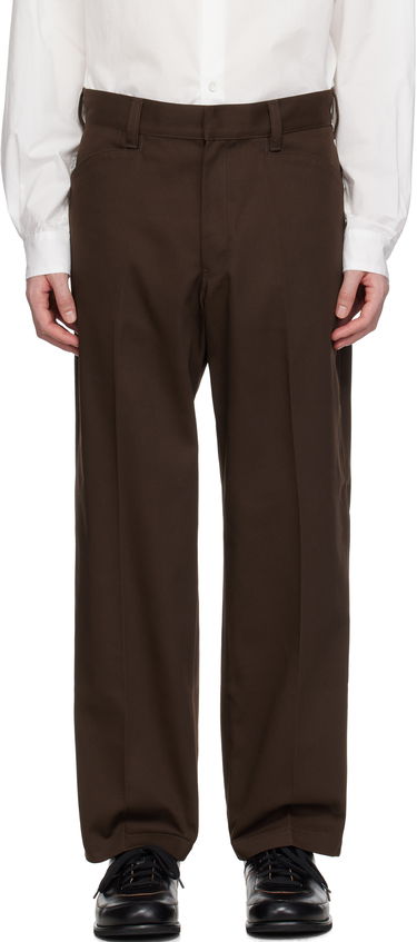 Панталони Neighborhood Neighborhood WP Wide Trousers Кафяво | 251SPNH-PTM01, 0