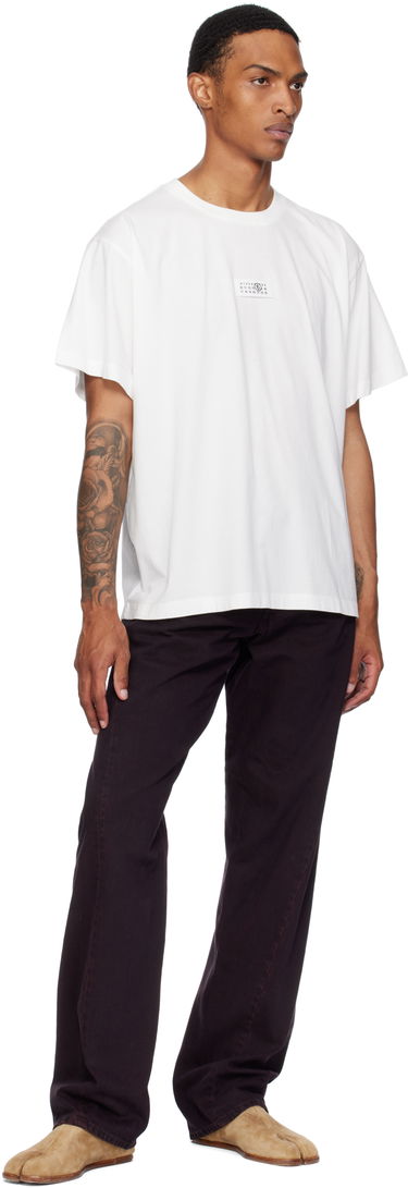 Дънки Maison Margiela MM6 Maison Margiela Twisted Seam Jeans Бургунди | SH0LA0024 M30032, 3