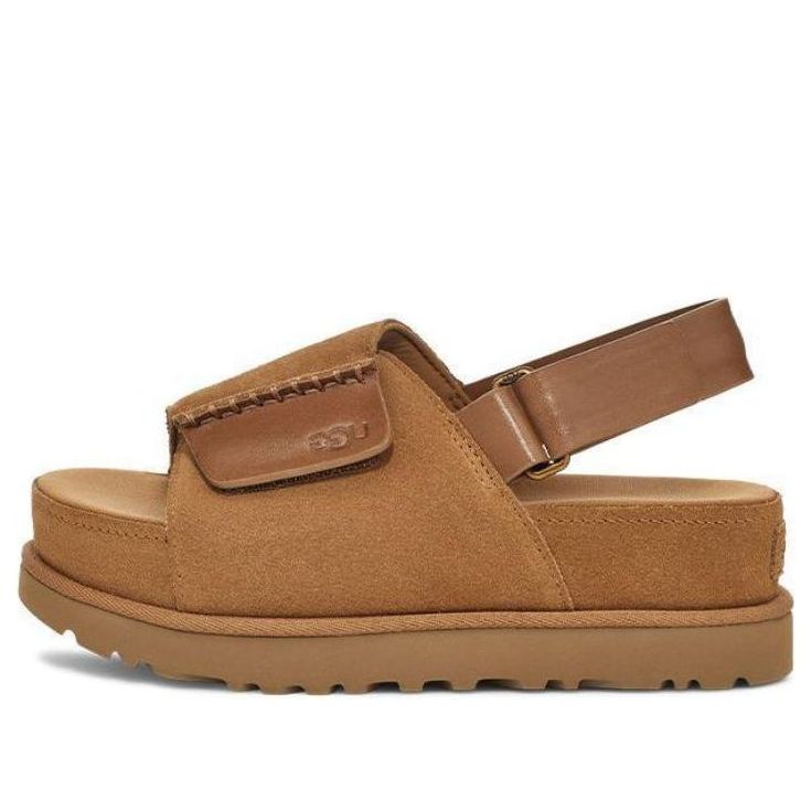 Кецове и обувки UGG Goldenstar Hi Slingback Sandals Кафяво | 1152652-CHE, 0