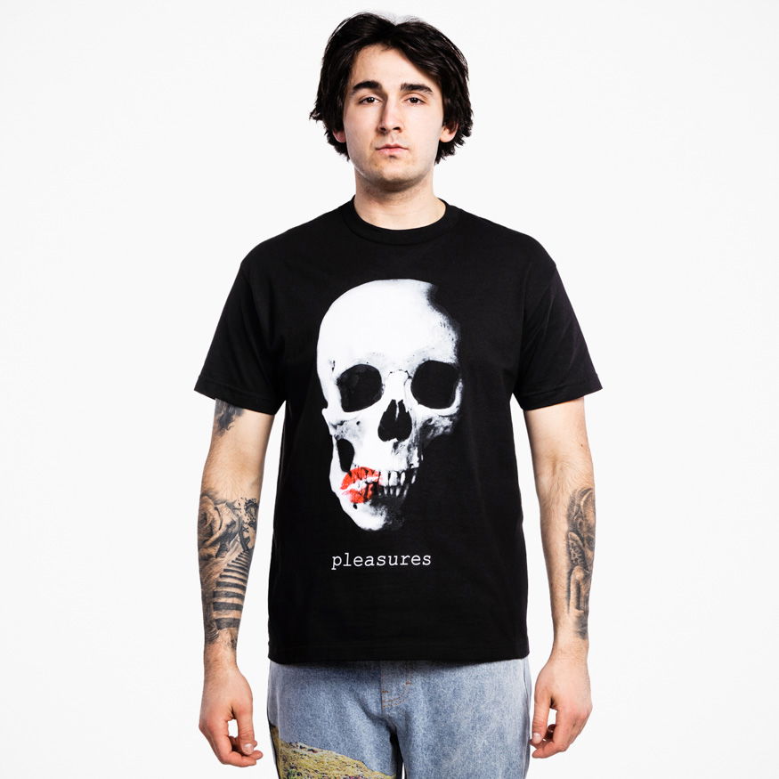 Тениска Pleasures Make Out T-Shirt Черно | P21W036-BLACK, 0